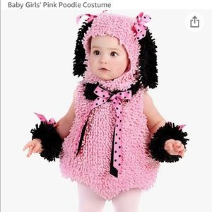 Pink poodle Halloween costume